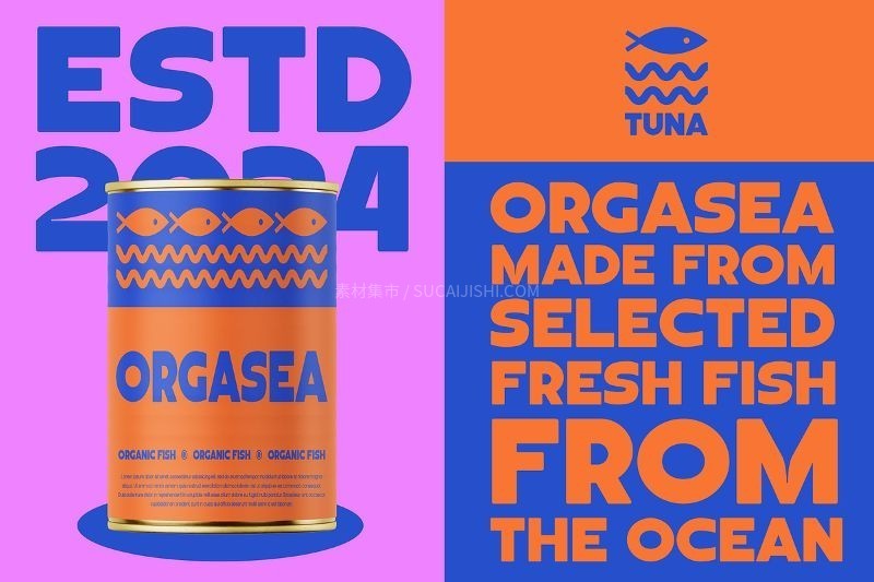 Golte现代无衬线英文标题字体